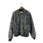 ZARA◆スパンコールジャケット/XL/ポリエステル/GRY