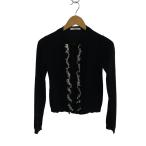 ショッピングPRADA PRADA◆カーディガン(薄手)/40/カシミア/BLK