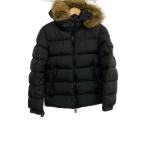ショッピングmoncler MONCLER◆右ポケット下小さな穴/ダウンジャケット/2/--/BLK/g20911a00183//