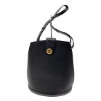ショッピングエピ LOUIS VUITTON◆クリュニー_エピ_ノワール/レザー/BLK/無地