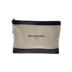 BALENCIAGA* клатч / парусина /420407