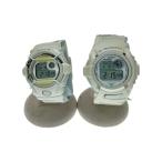 ショッピングCASIO CASIO◆クォーツ腕時計/デジタル/ナイロン/SLV/WHT/SS/LOV99A