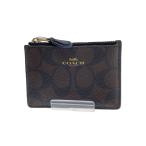 COACH* чехол для пропуска /--/BRW/ общий рисунок / женский /F16107//