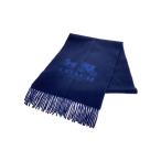 ショッピングカシミア COACH◆マフラー/カシミア/BLU/メンズ