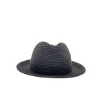 arth◆ストローハット/L/シルク/GRY/メンズ