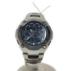 ショッピングG-SHOCK CASIO◆ソーラー腕時計・G-SHOCK/デジアナ/SLV