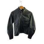 ショッピングschott Schott◆シングルライダースジャケット/34/レザー/BLK/641E