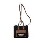 ショッピングBURBERRY BURBERRY LONDON◆ショルダーバッグ/コットン/BLK/無地/8055749