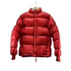 ショッピングmoncler MONCLER◆ダウンジャケット/--/ナイロン/RED/90s/アシックス社製