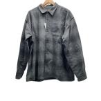 ショッピングネルシャツ HUF◆ネルシャツ/XL/コットン/GRY/チェック