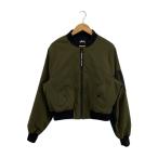 ショッピングstussy STUSSY◆ブルゾン/S/ポリエステル/KHK
