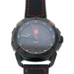 LUMINOX◆クォーツ腕時計/アナログ/キャンバス/BLK/BLK//