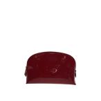 LOUIS VUITTON◆ポシェット・コスメティック_モノグラム・ヴェルニ/エナメル/レッド
