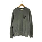 STUSSY◆スウェット/L/コットン/GRY