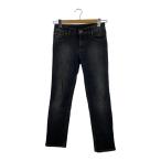 GUCCI◆スキニーパンツ/38/デニム/BLK/無地//