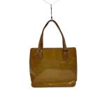 ショッピングヴェルニ LOUIS VUITTON◆ヒューストン_モノグラム・ヴェルニ/エナメル/YLW/モノグラム