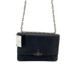 ショッピングVivienne Vivienne Westwood◆ショルダーバッグ/レザー/BLK/無地