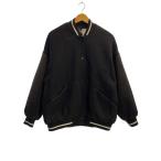 ショッピングzara ZARA◆スタジャン/S/ポリエステル/BLK