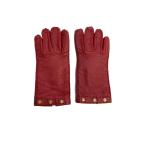 TOD*S* перчатки / кожа /RED/ женский 