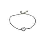PANDORA* Heart / браслет /SV925/ цветной камень /SLV/ женский 