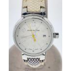 ショッピングVUITTON LOUIS VUITTON◆クォーツ腕時計/アナログ/--/WHT/Q121K//