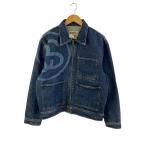 STUSSY◆ジャケット/M/コットン/IDG