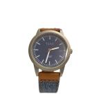 KNOT◆ソーラー腕時計/アナログ/NVY/IDG/TS1-36