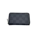 ショッピングダミエ LOUIS VUITTON◆ジッピー・コインパース_ダミエ・グラフィット/PVC/BLK/メンズ