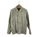 ショッピングstussy STUSSY◆ジャケット/M/ナイロン/GRY/レオパード