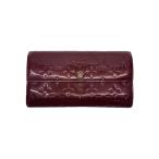 LOUIS VUITTON◆ポルト・フォイユ・サラ_モノグラム・ヴェルニ_PUP/エナメル/PUP/レディース