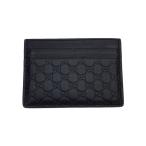 GUCCI* футляр для карточек _ микро Guccisima / кожа /BLK/ мужской 