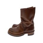 ショッピングエンジニアブーツ Guranisuta◆エンジニアブーツ/US7.5/BRW/レザー/GR-KE 318