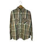 ショッピングネルシャツ FIVE BROTHER◆ネルシャツ/XL/コットン/KHK/チェック