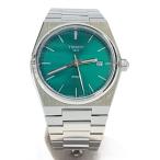 TISSOT◆PRX 35mm/クォーツ腕時計/アナログ/ステンレス/GRN/SLV/SS/T137210A