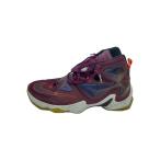 NIKE◆LEBRON XIII EP/レブロン/パープル/807219-500/27.5cm/PUP/フェイクレザー