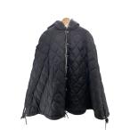 TAION◆ポンチョ/one/ポリエステル/BLK/TAION-CPML-1/ミリタリーダウンカープ//