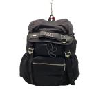 ショッピングdiesel DIESEL◆リュック/ナイロン/BLK/無地/X09878