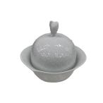 Meissen◆シュガーポット/WHT/波の戯れ