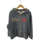 STUSSY◆ジップパーカー/M/--/GRY
