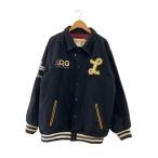 ショッピングLRG LRG◆スタジャン/XL/ウール/BLK