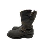 CHIPPEWA◆エンジニアブーツ/--/BLK/レザー