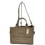 ショッピングmarc MARC BY MARC JACOBS◆正面キズあり/トートバッグ/レザー/BEG/無地