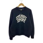 ショッピングstussy STUSSY◆ニット・セーター(厚手)/L/ナイロン/BLK