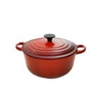 ショッピングル・クルーゼ LE CREUSET◆LE CREUSET ルクルーゼ/鍋/RED/赤
