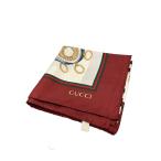 GUCCI◆スカーフ/シルク/BRD/レディース