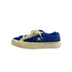 CONVERSE◆ワンスター/ローカットスニーカー/25.5cm/BLU/スウェード/1SE785
