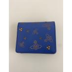 ショッピングVivienne Vivienne Westwood◆2つ折り財布/レザー/BLU/レディース