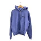 STUSSY◆ジップパーカー/L/コットン/BLU/1974929