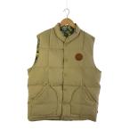 STUSSY◆ダウンベスト/XL/ポリエステル/BEG