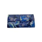 LOUIS VUITTON◆ポルト・フォイユ・サラ_モノグラム・ヴェルニ_BLU/エナメル/BLU/レディース